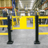 Impact Protection Barrier Steel Gate - Self-Closing, 520H x 905W mm
