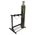Free-Standing Double-Sided Cylinder Floor Stand, 4 or 6 Gas Cylinders Up to 280mm Diameter
