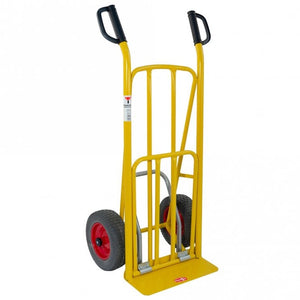 Easy Tip Steel Sack Truck - Dual Foot Iron, D Handles, 250kg Capacity