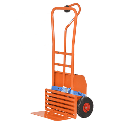 Electric Powered Steel Sack Truck with Forks - 300kg Capacity