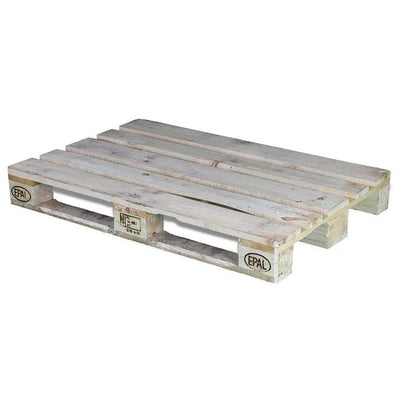 Palet europeo de madera de 1200 x 800 x 144 mm, 1500 kg de carga, usado, grado A