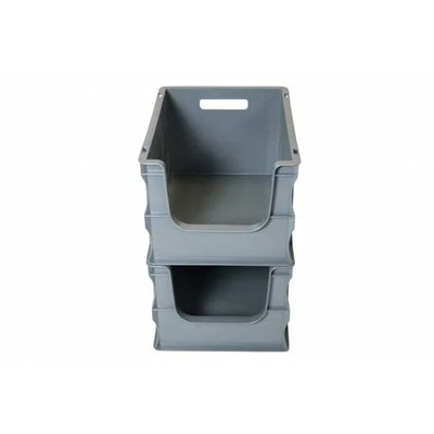 Contenedor de recogida de residuos de plástico, 400 x 300 x 235 mm, 20 l
