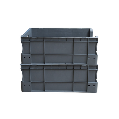 Caja de recogida europea, 600 x 400 x 230 mm, de plástico, con parte delantera abierta, 45 l