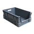 Caja de recogida europea, 600 x 400 x 230 mm, de plástico, con parte delantera abierta, 45 l