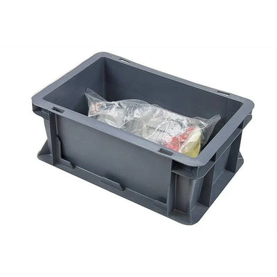 Euro Plastic Stacking Box – 300x200x120mm – 5L Capacity – Closed Base and Sides