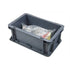 Euro Plastic Stacking Box – 300x200x120mm – 5L Capacity – Closed Base and Sides