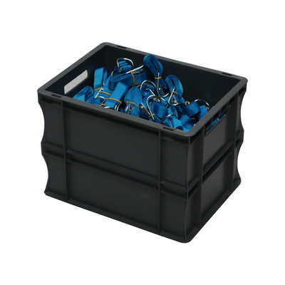 Euro Plastic Stacking Box – 400x300x290mm – 25L Capacity – Reinforced Base