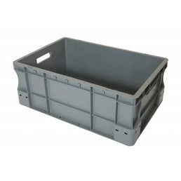 Caja apilable Euro - 600x400x230mm, Plástico, 40 L