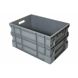 Euro Plastic Stacking Box – 600x400x330mm – 65L – Reinforced Base