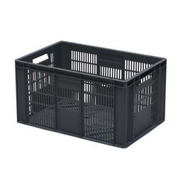 Euro Plastic Stacking Box – 600x400x320mm – 60L – Perforated