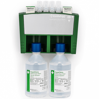 Emergency Eyewash Empty Bottle Station - First Aid Eye Wash Point