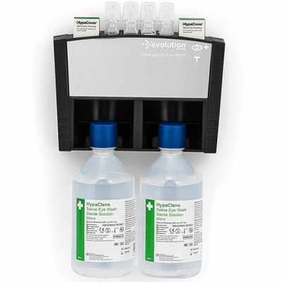 Emergency Eyewash Empty Bottle Station - First Aid Eye Wash Point