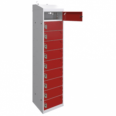 Fire Suppression Charging Steel Locker, 450mm Deep with UK Socket & USB