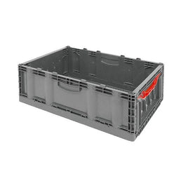Folding Plastic Crate – 600x400x221mm – 40L – Closed Sides & Base