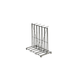 Transportador de Vidrio – 2500x1000x2770mm – Doble Lado, Galvanizado, Capacidad de 1500kg con Protección de Goma