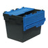 400 x 300 x 300mm Attached Lid Plastic Box (28L) – Heavy Duty PP Storage Container
