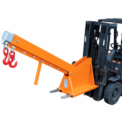 Fork Mounted Extending Jib – Height & Angle Adjustable, 2600-3850mm Reach