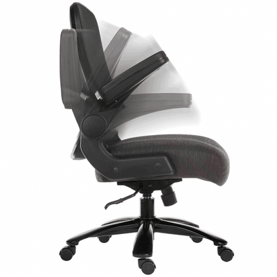 Heavy Duty Mesh Back Operator Chair, Adjustable Lumbar Support, 35 Stone Capacity