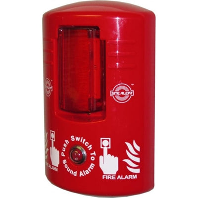 Site Fire Alert Alarm – 100dB Battery-Operated Emergency Alarm