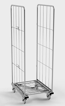 Nestable Roll Container with “Z” Base Frame – 800 x 600 x 1810mm | 500kg Capacity