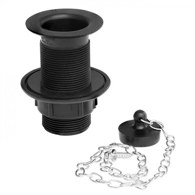 Food Grade Trough Waste Plug for X302 & X304 – 1.5” Waste Unit with Plug & Chain