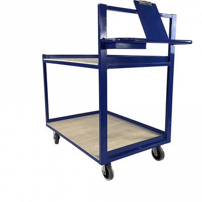 Order Picking Trolley with Clipboard & Pen Tray 1000 x 700mm 240kg