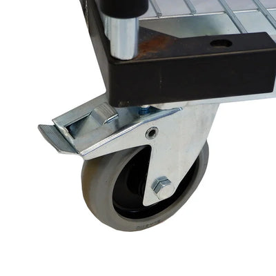 Order Picking Trolley - 900x640x1800mm - Folding Shelves - 450kg Capacity