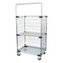 Order Picking Trolley - 900x640x1800mm - Folding Shelves - 450kg Capacity