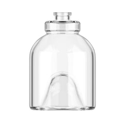 100ml Flint Eco Cloche Bottle – Lightweight Clear Glass Fragrance Bottle
