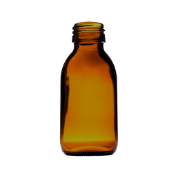 100ml Amber Medical Round Bottle – UV-Protective Glass Bottle for Pharmaceuticals & Cosmetics