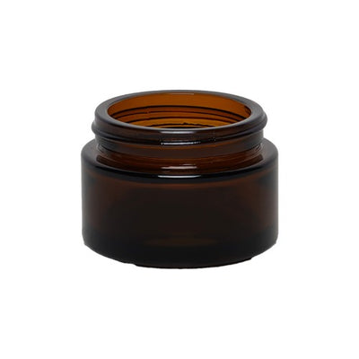 30ml Amber Squat Glass Jar – UV Protective Cosmetic & Pharmaceutical Container