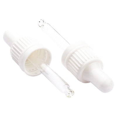15ml White Pipette Assembly – Dropper for Glass Bottles
