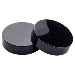 Black 53/400 ABS screw cap with PE foam liner for bottle closure