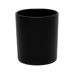 30cl External Sprayed Matte Black Candle Glass Jar – 300ml Luxury Candle Container