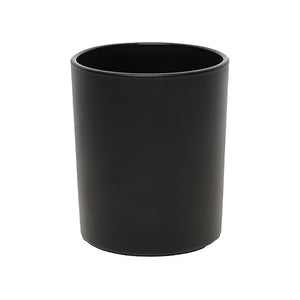 20cl Flat-Based Candle Glass – Matte Black – 200ml Candle Jar