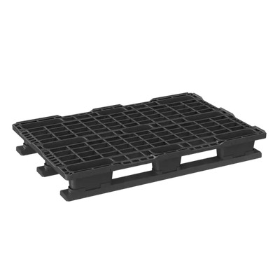 Plastic Pallet – 1200x800x155mm – With Rim – 3 Skids – Nestable – 900kg Dynamic Load – 6.9kg