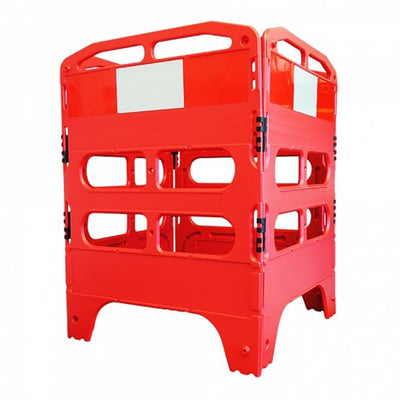 Plastic Pedestrian Barrier - Folding 3 or 4 Gate Safety Barrier