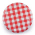 58mm Twist Off Empty Jar Lids – Red Gingham – Pack of 1400