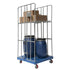 2-Sided Roll Container – 810x720x1680mm, Hot-Dip Galvanized with Clamping Gates & Straps