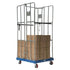 2-Sided Roll Container – 810x720x1680mm, Hot-Dip Galvanized with Clamping Gates & Straps