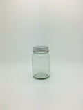 60ml (2oz) Round Glass Wedding Favour Pot Empty Jars with 38mm Screw Lids Pack of 72