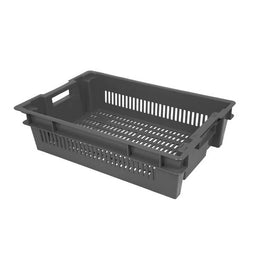Stack and Nest Tray – 600x400x150mm – 25 Litres – Perforated Plastic Tray