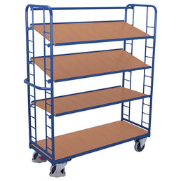 Tall Shelved Trolley – 1510x550x1815mm – 4 Loading Surfaces, 250kg Capacity