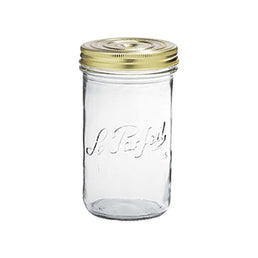 1000ml Le Parfait Familia Wiss Terrine Jar – Glass Preserving Jar with Gold Seal & Screw Cap | 540g
