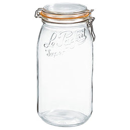 3000ml Le Parfait Bocal Glass Jar – Clip Top Preserving Jar | 1.14kg