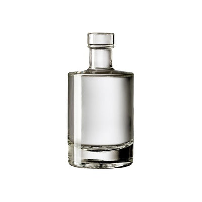 20cl Galileo Corkmouth Spirit Bottle – 200ml Glass Bottle for Premium Spirits (White Flint | 350g)