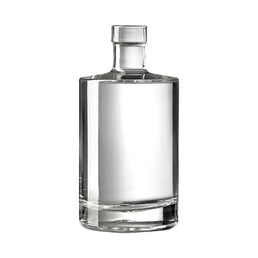50cl Galileo Corkmouth Spirit Bottle – 500ml Premium Glass Bottle for Craft Spirits (White Flint | 750g)