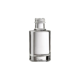 5cl Galileo Spirit Bottle – 50ml Mini Glass Bottle for Samples & Gift Sets (120g | White Flint Glass)