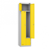 Z Twin Steel Locker with Cam - Key Lock - 450 x 450 x 1800mm