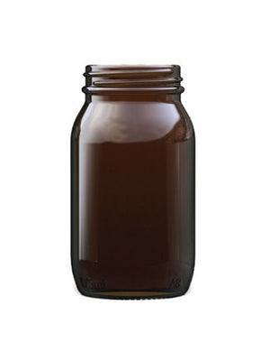 175ml Bernstein Glas Pulverbehälter